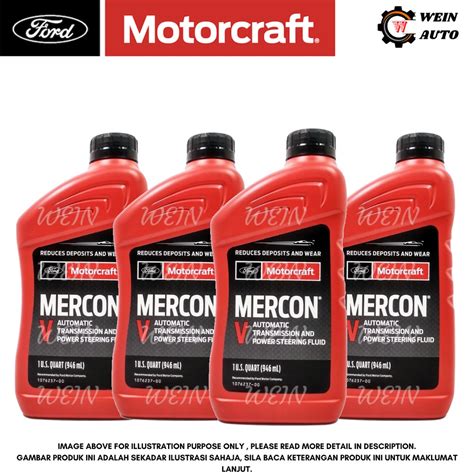 mercon power steering fluid ford.